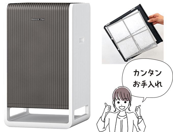 ハイブリッド式空気清浄機