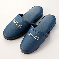 抗菌レザー調スリッパ