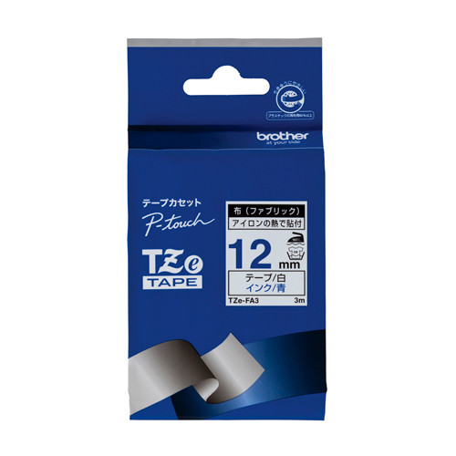 ブラザー販売 ファブリックテープ TZe－FA3 1巻 TZe－FA3