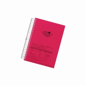 【リヒトラブ】ツイストリングノート　Ａ５Ｓ　　アカ　１冊