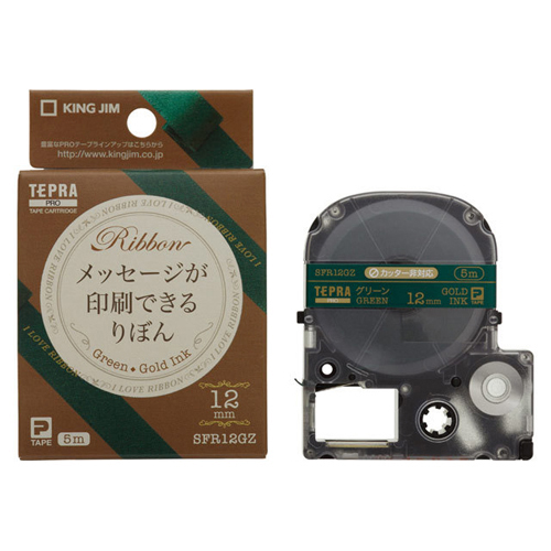 【キングジム】「テプラ」ＰＲＯ　ＳＲシリーズ専用テープカートリッジ